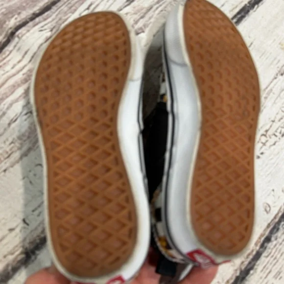 Vans Asher Butterfly Checkerboard Girls Slip On Shoes Sneakers - Picture 5 of 9